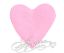 Picture of Silk Rose Petals Heart Shape Pink